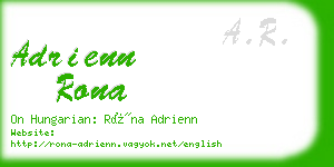 adrienn rona business card